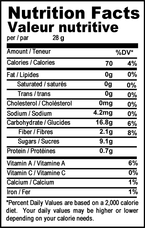 Organic Pitted Prunes - Nutworks Canada